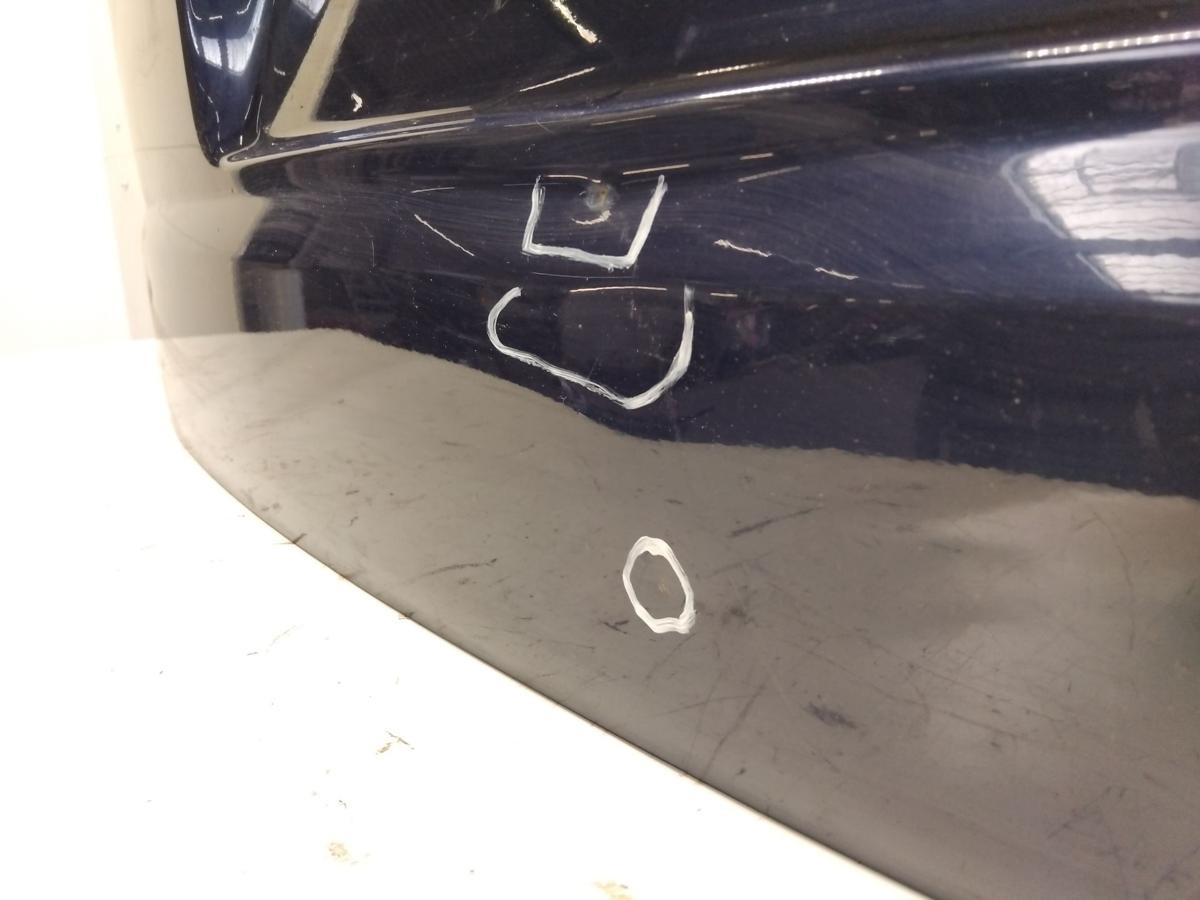 VW Touran 1T original Heckklappe LB5N Indigoblau mit Heckscheibe BJ2003 ROST