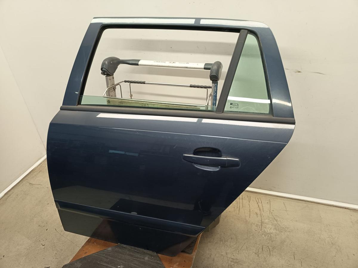 Opel Astra H Kombi original T&uuml;r hinten links Z168 Blau Baujahr 2007
