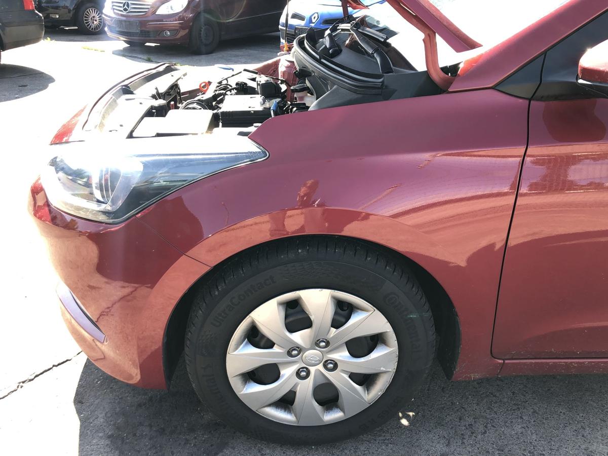 Hyundai i20 GB Kotfl&uuml;gel vorn links Fahrerseite Passion Red OR OEM