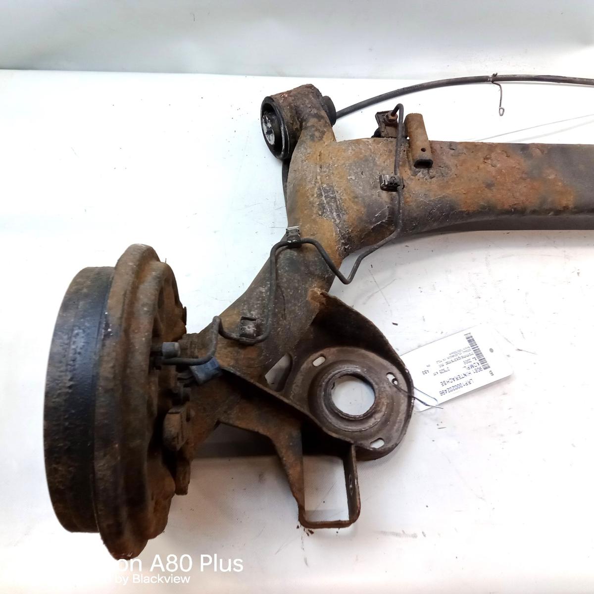 VW Polo 9N3 Hinterachse komplett trommelgebremst mit ABS BJ2006