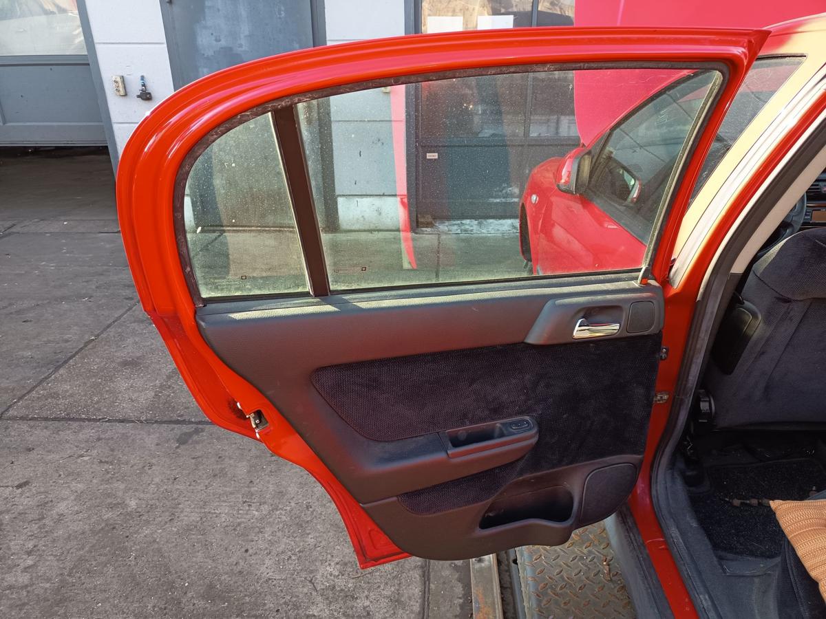 Opel Astra G original T&uuml;r hinten links Y547 Magmarot Baujahr 1998