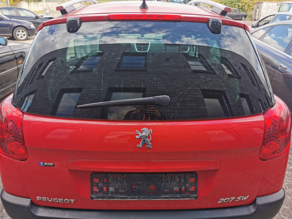 Peugeot 207 SW WE Heckklappe Klappe hinten Heckscheibe öffnend KKN Rouge Aden