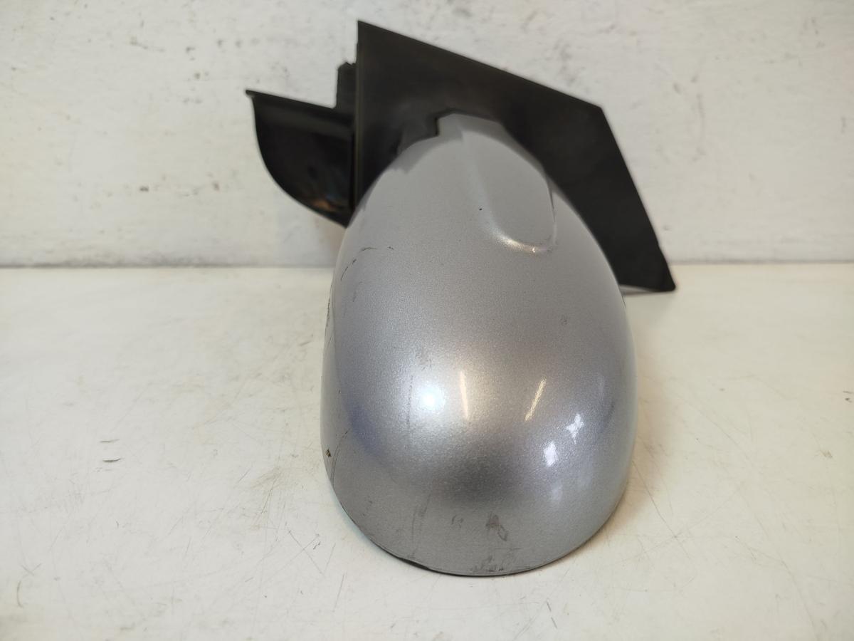 MCC Smart 450 Coupe ab03 Au&szlig;enspiegel links Spiegel manuelle Verstellung silber