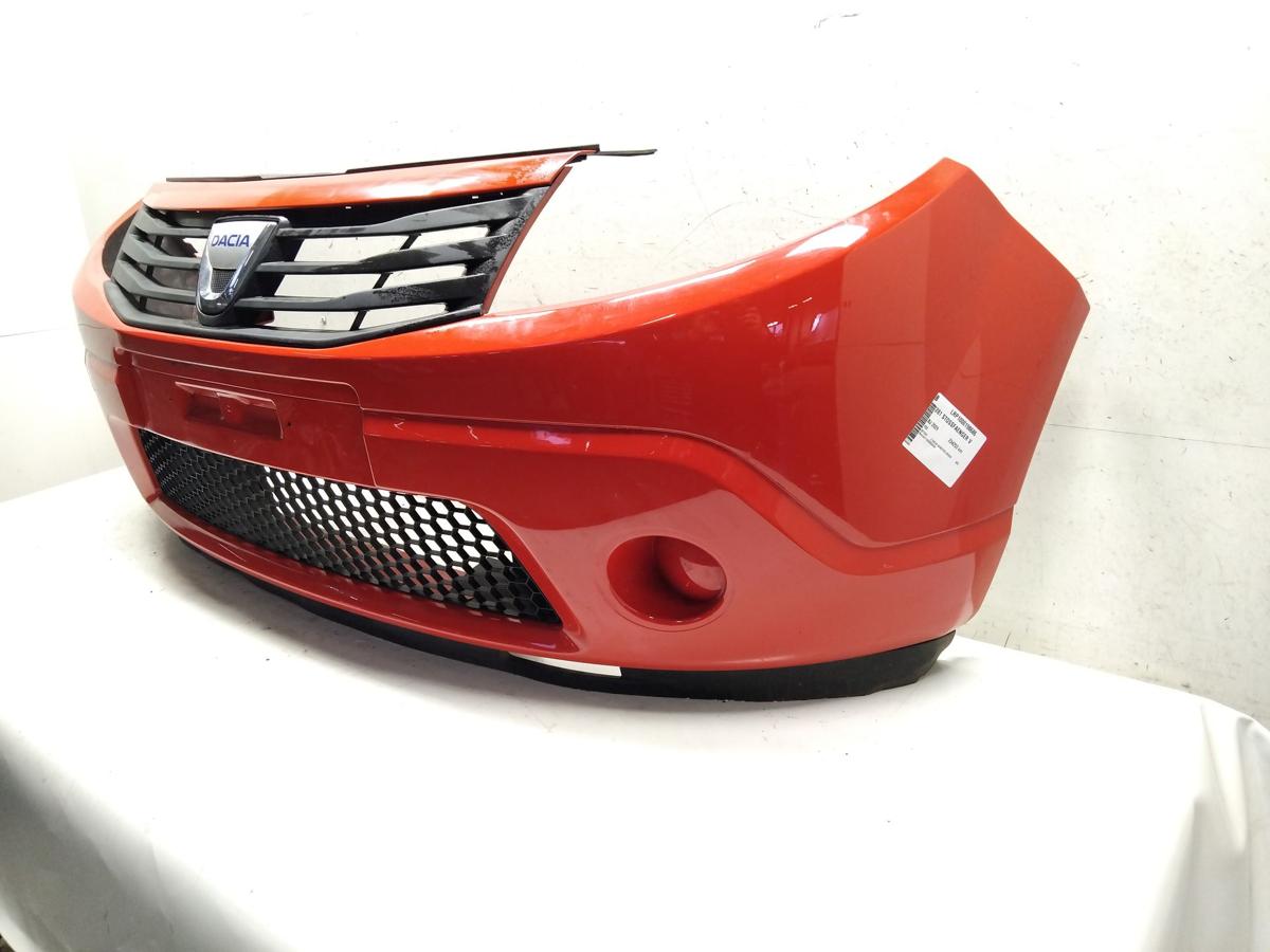 Dacia Sandero 1 original Stossf&auml;nger Sto&szlig;stange vorn rot BJ2009