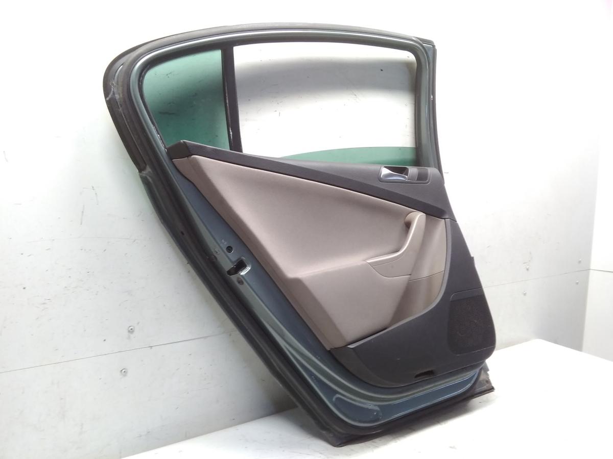 VW Passat 3C Limousine original Tür hinten links LB6S Granite Green BJ2009