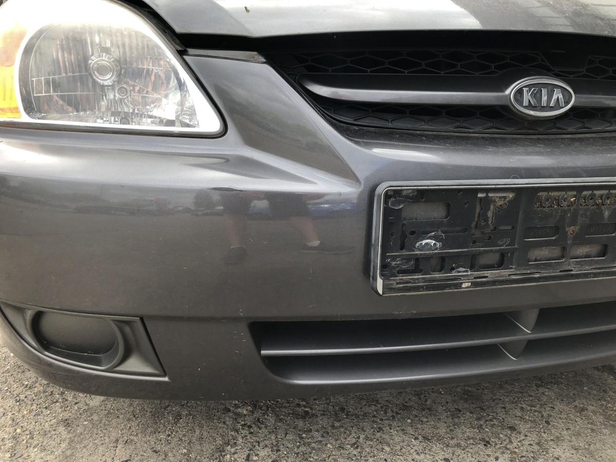 Kia Rio DC Stoßfänger vorn Frontschürze Facelift ohne PDC V9 Pewter Grey