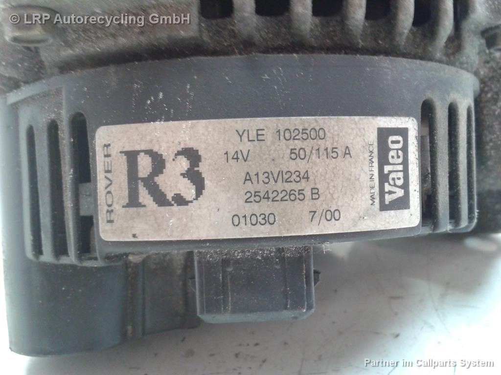 Rover 75 original Lichtmaschine Generator 115A 2.0TD 85kw Bj.2001
