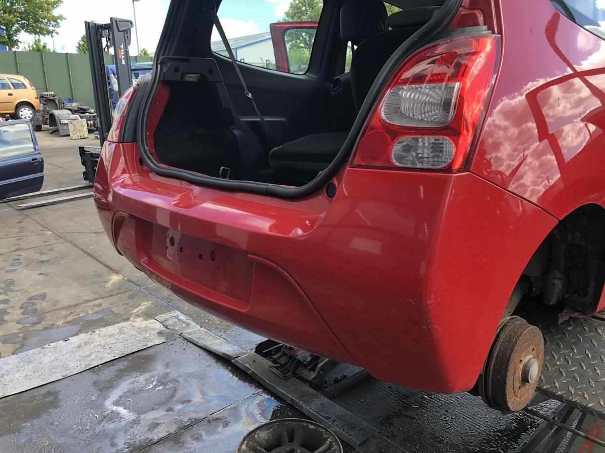 Renault Twingo II original Stoßstange Fänger hinten/Heck OV727 Spanischrot Bj 10