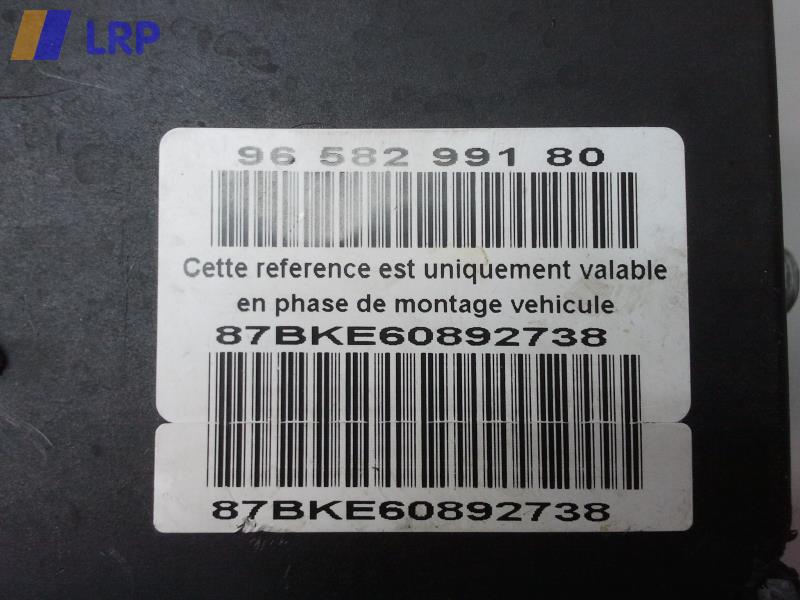 Citroen C4 BJ2006 ABS Block 9649988180 Bosch 0265234395 0265950517