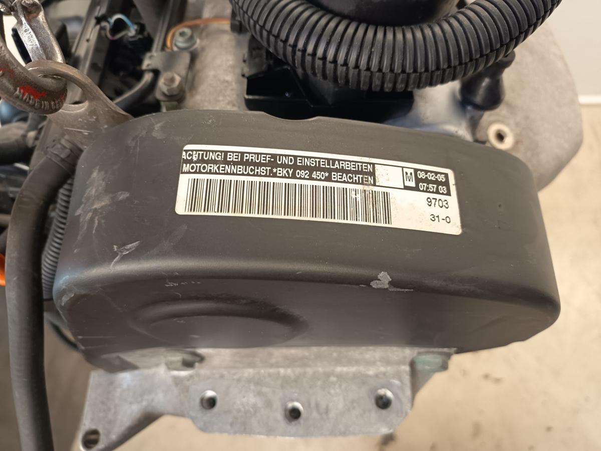 Skoda Fabia 6Y original Motor 1.4l 55kW Benzin BKY 90Tkm Baujahr 2006