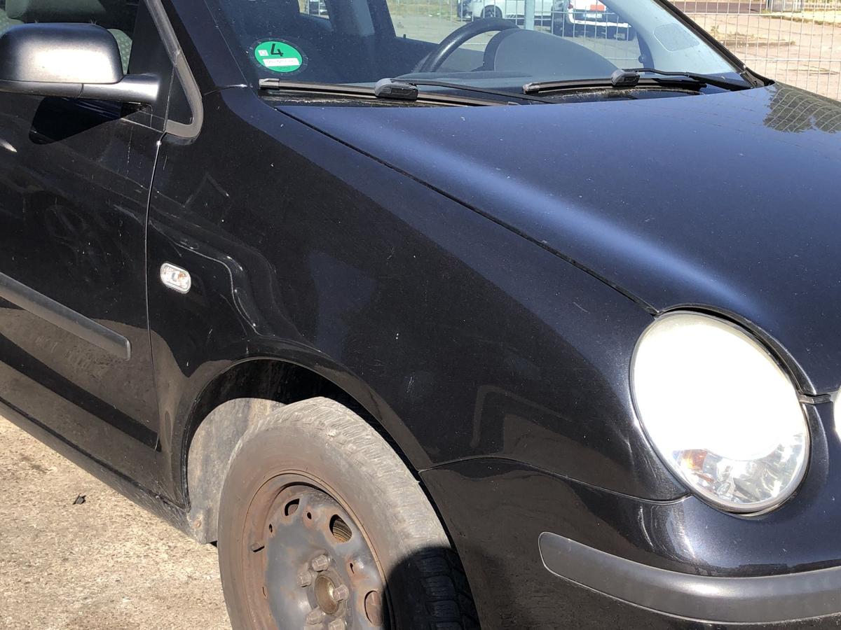 VW Polo 9N 9N1 Kotflügel vorn rechts Beifahrerseite LC9Z Black Magic Perl