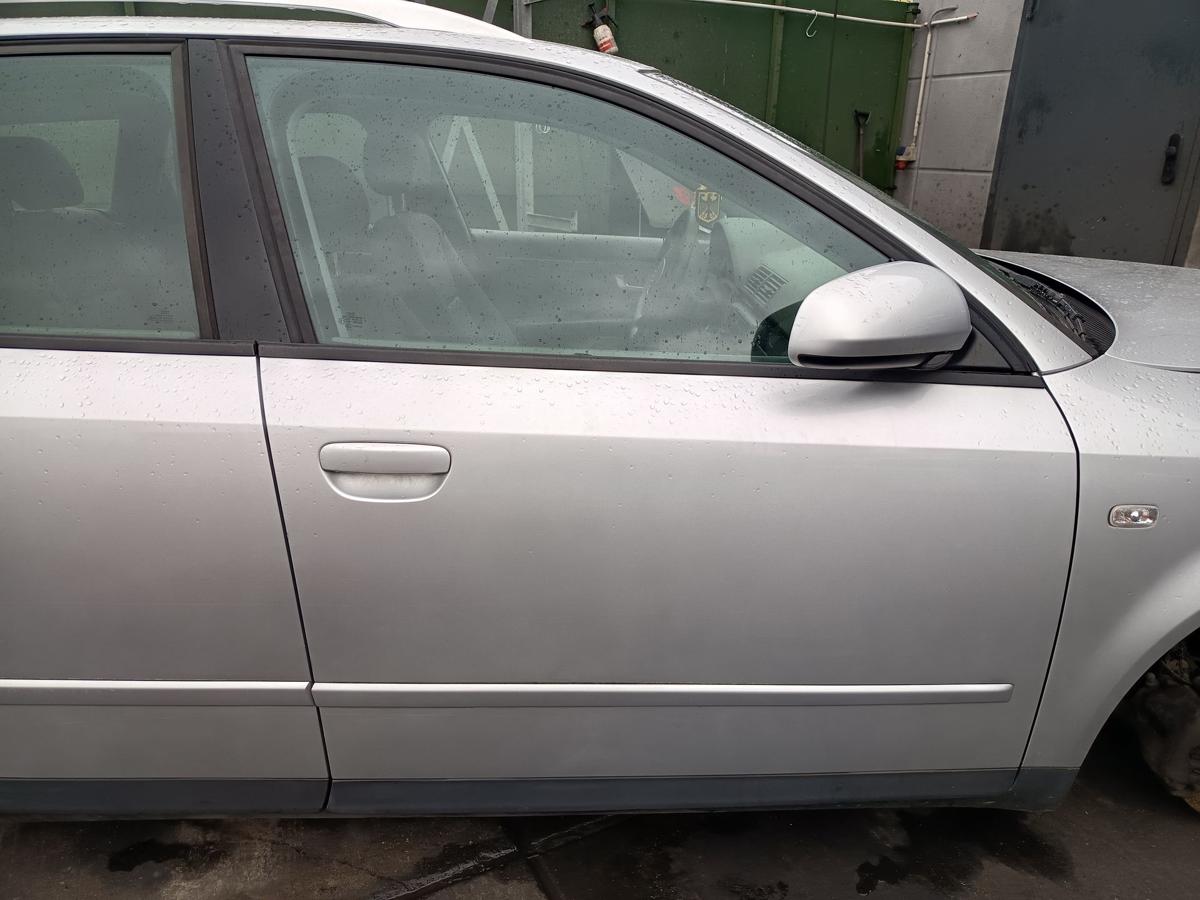 Audi A4 B6 original T&uuml;r vorne rechts LY7W Lichtsilber Metallic Baujahr 2002
