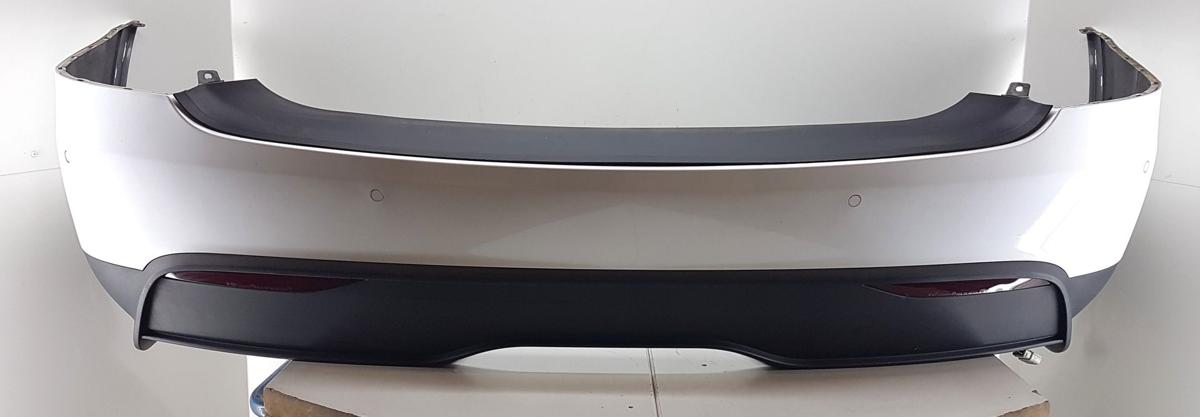 Tesla Model X Sto&szlig;stange hinten Sto&szlig;f&auml;nger hinten in PPSW White Water Pearl Bj22