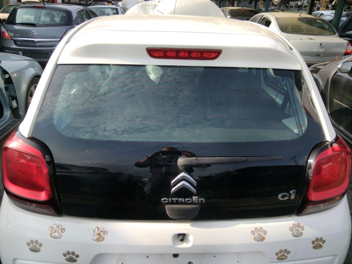 Citroen C1 II original Heckklappe Heckscheibe grüncolor BJ2014 KWD Lipizzan White