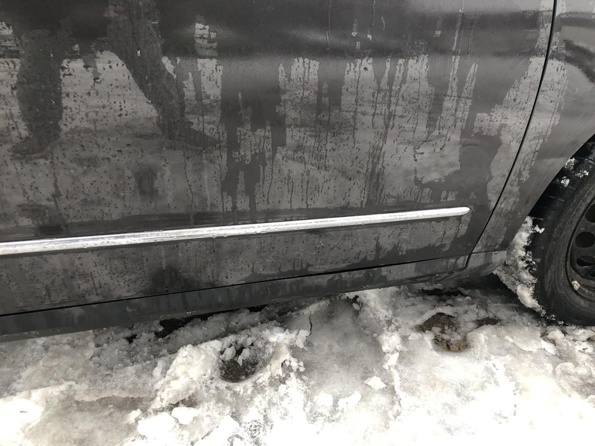 VW Passat 3C Variant T&uuml;r vorn rechts Beifahrert&uuml;r Rohbau Autot&uuml;r LC8Z Moccabrown