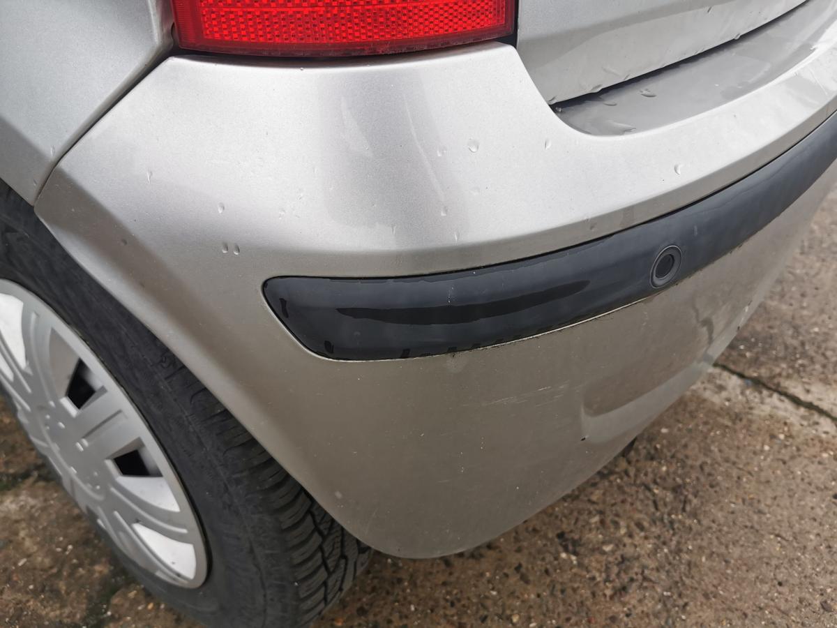Fiat Panda 169 Stossstange Stossfänger Bumper hinten PDC 647 Grigio Steel Met