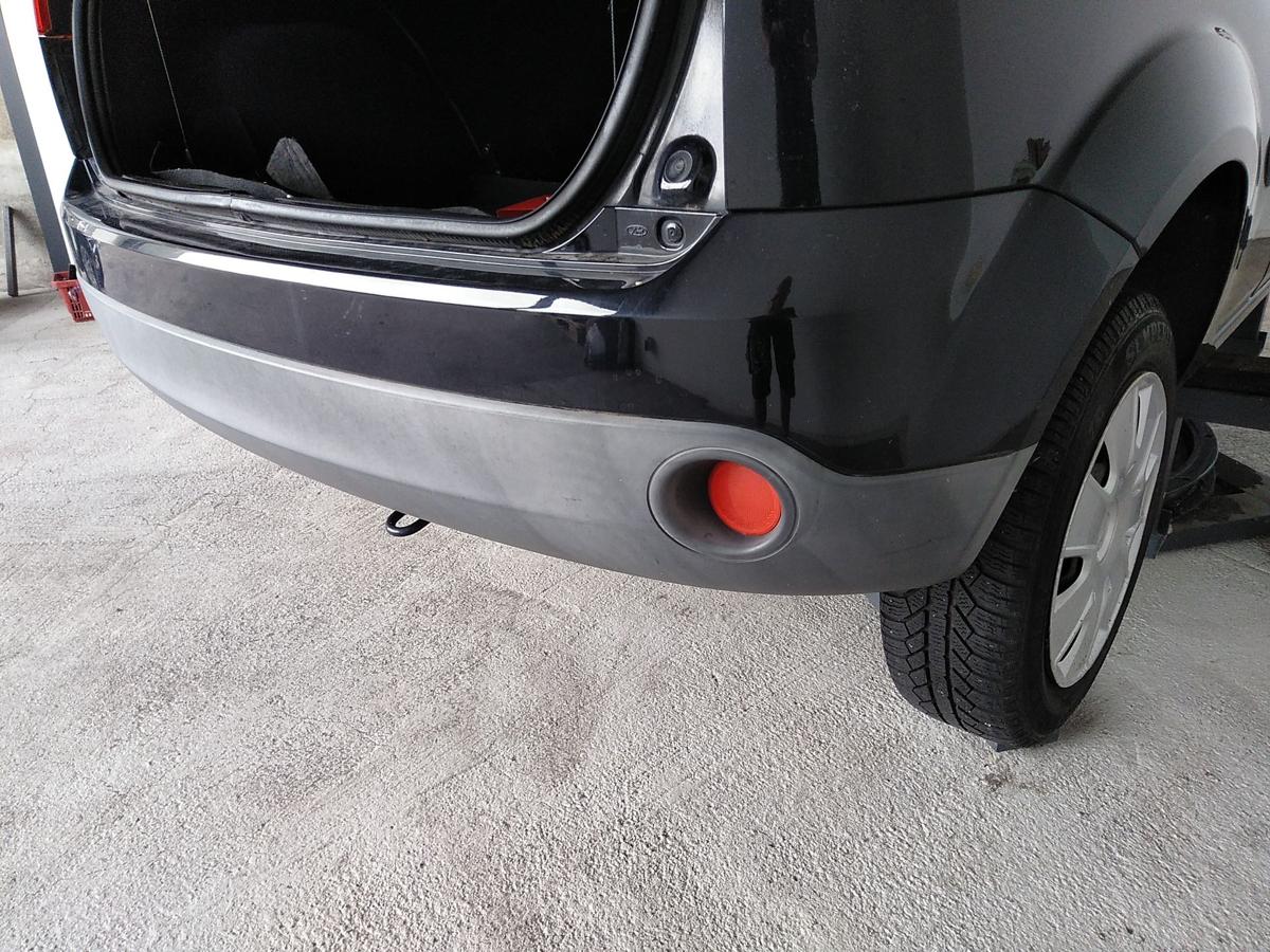 Ford Fiesta JD JH Facelift Sto&szlig;f&auml;nger Sto&szlig;stange hinten dunkelblau Bj.2006