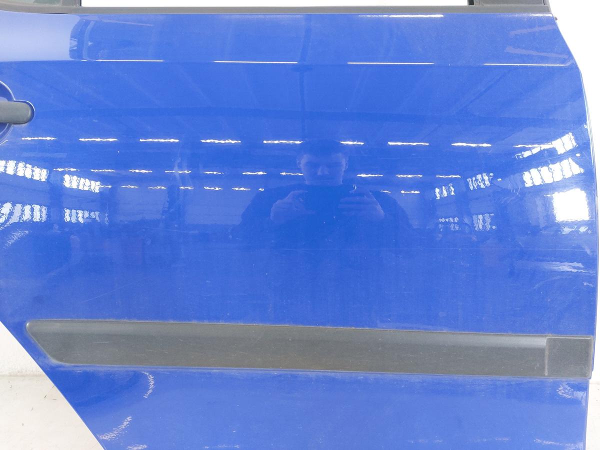 Skoda Fabia 2 Typ 5J T&uuml;r hinten rechts Fondt&uuml;r nur f&uuml;r 5 t&uuml;rer LF5K Dynamic Blue