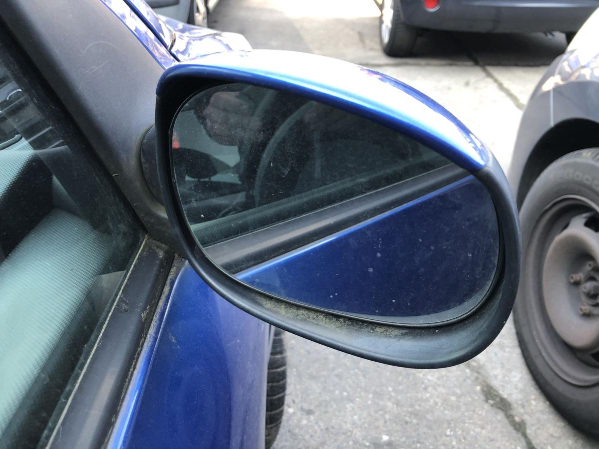 Peugeot 206+ Au&szlig;enspiegel rechts Seitenspiegel manuelle Verstellung Spiegel KGS