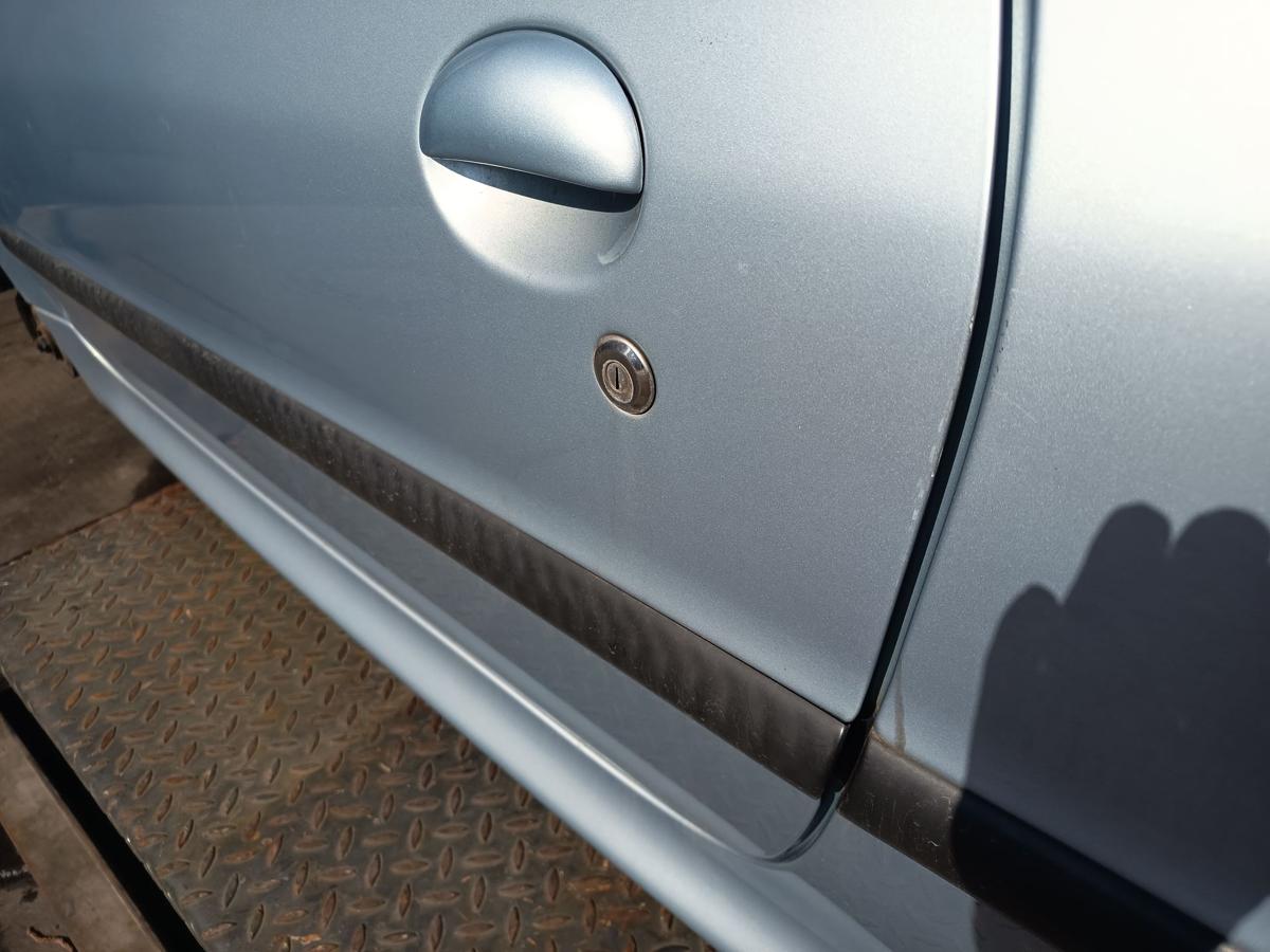 Peugeot 206 original T&uuml;r links Fahrer 3t&uuml;rer EYL Islandgrau Bj 2006