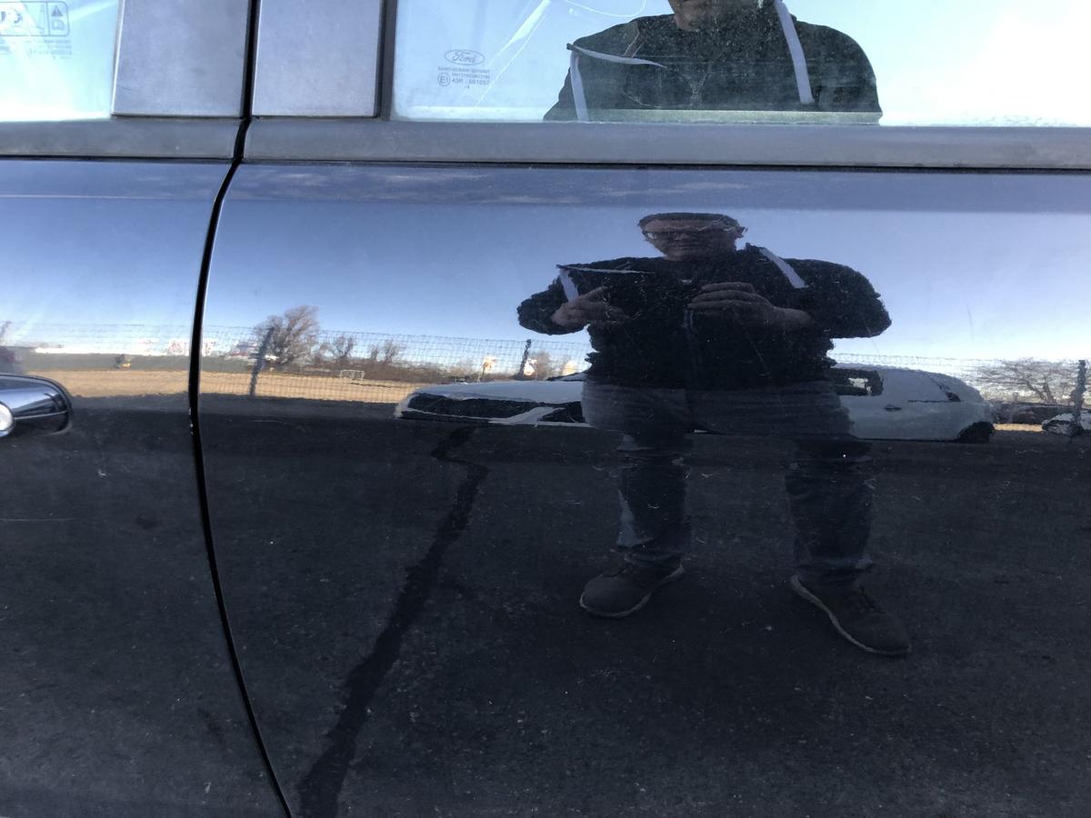 Ford Focus DA3 ab07 T&uuml;r hinten links Fliessheck Pantherschwarz Rohbau