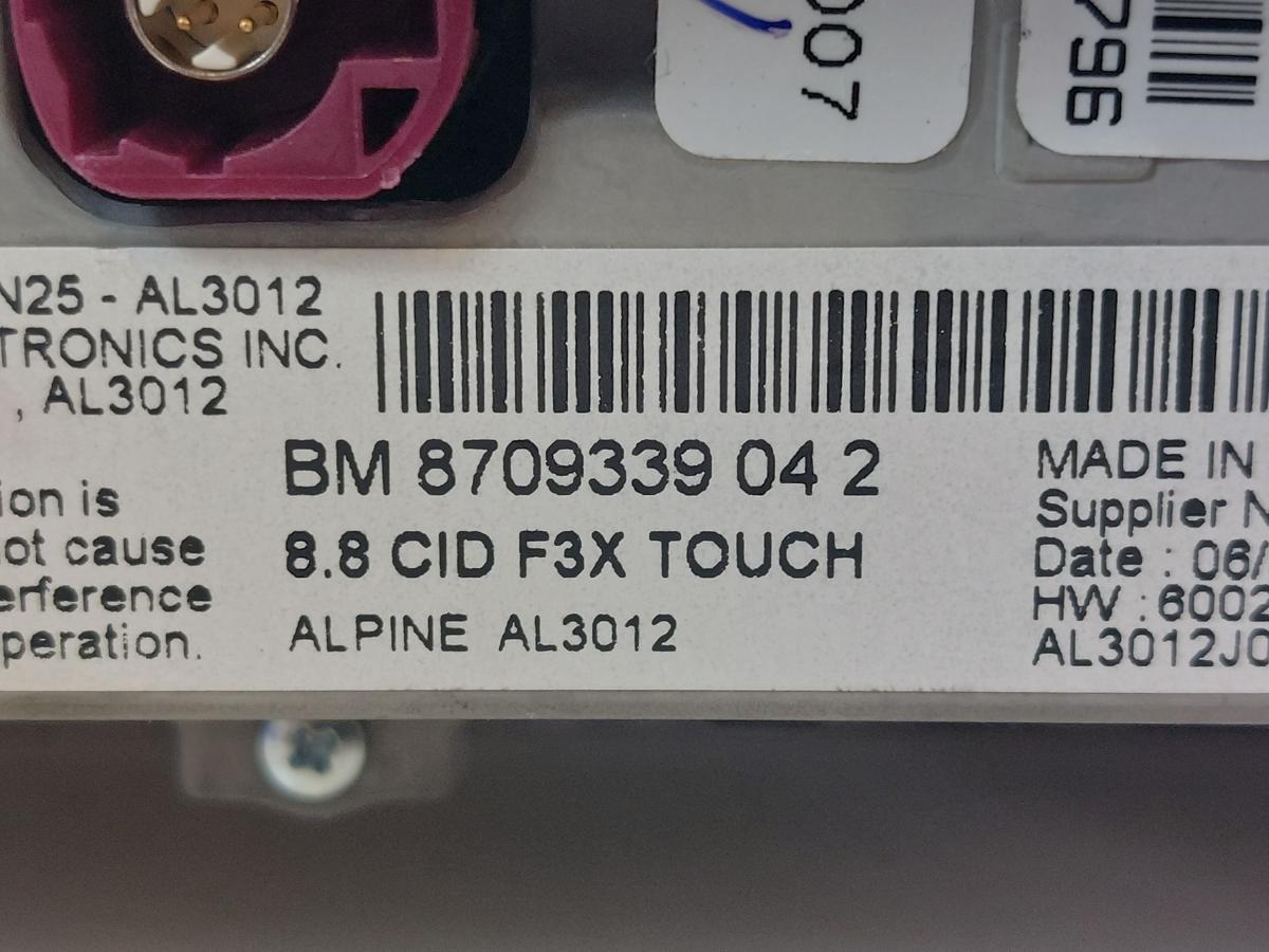 BMW 1er F21 M140i LCI Bildschirm Display Touchdisplay Radio Navi OEM