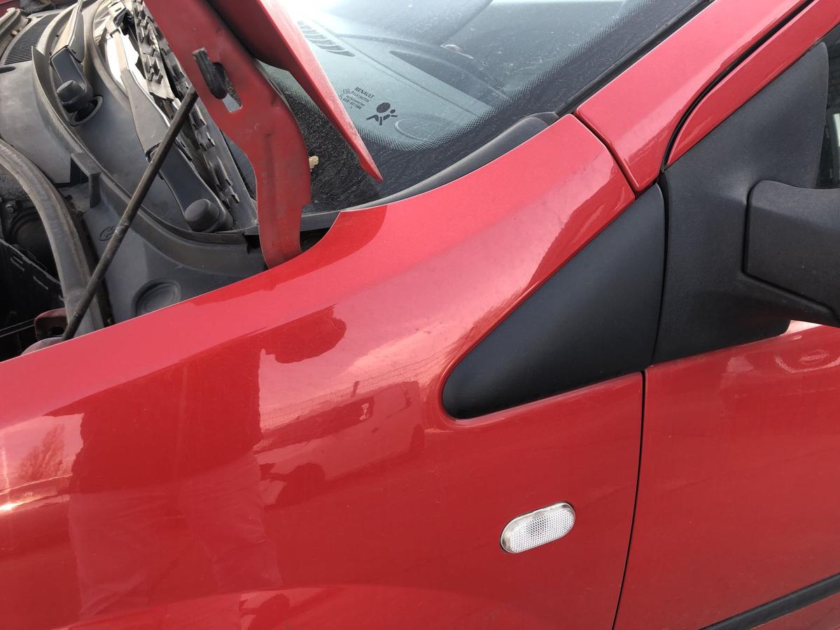 Renault Twingo 2 II Kotfl&uuml;gel vorn links Fahrerseite Plastik OV727 Spanischrot