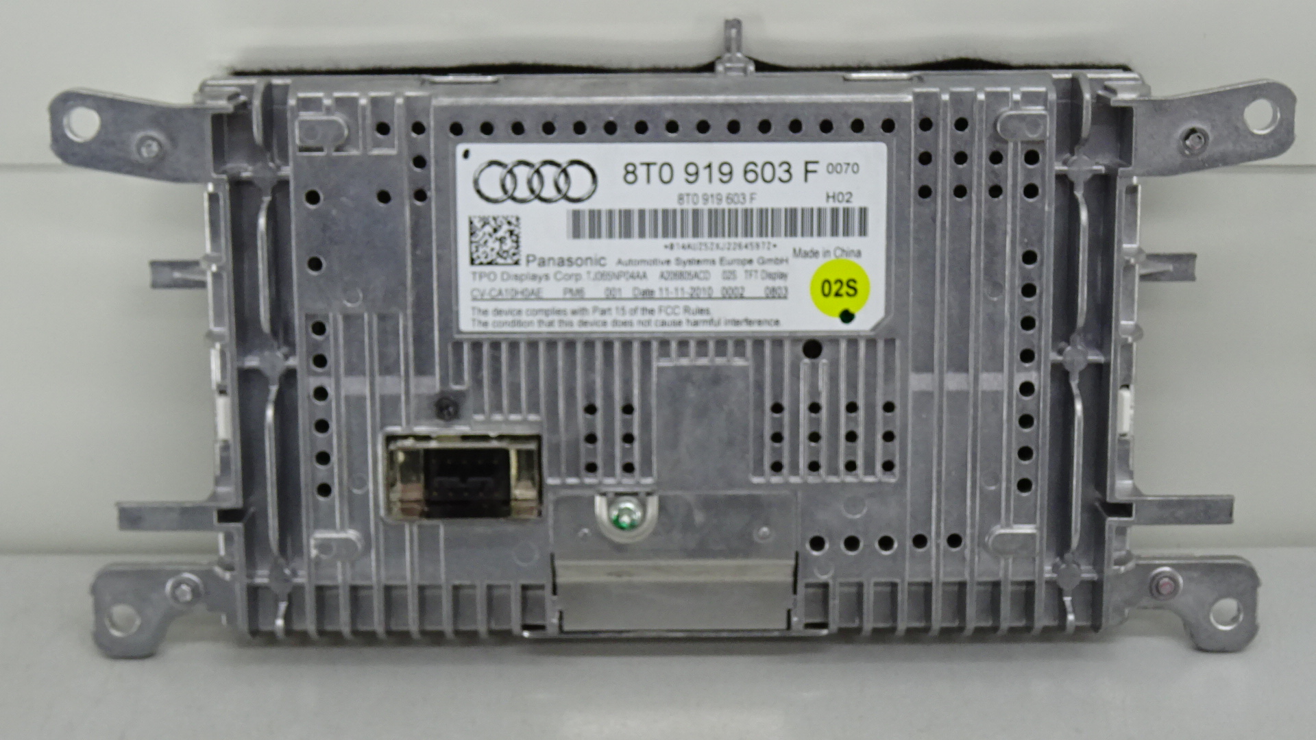 Audi A4 8K B8 BJ2011 Display Mulitfunktionsanzeige 8T0919603F Panasonic CVCA10H0AE