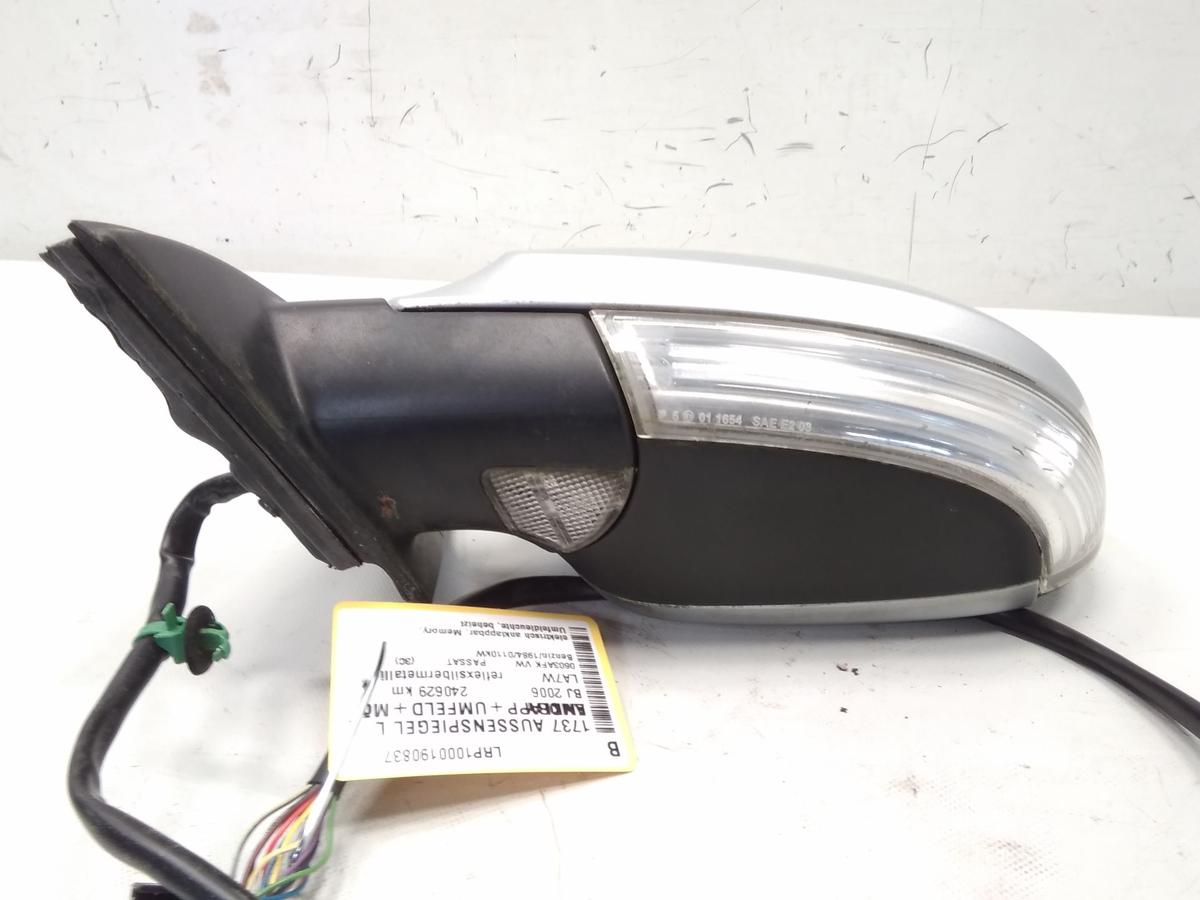 VW Passat 3C orig.Au&szlig;enspiegel links elektrisch anklappbar Memory Umfeld BJ2006