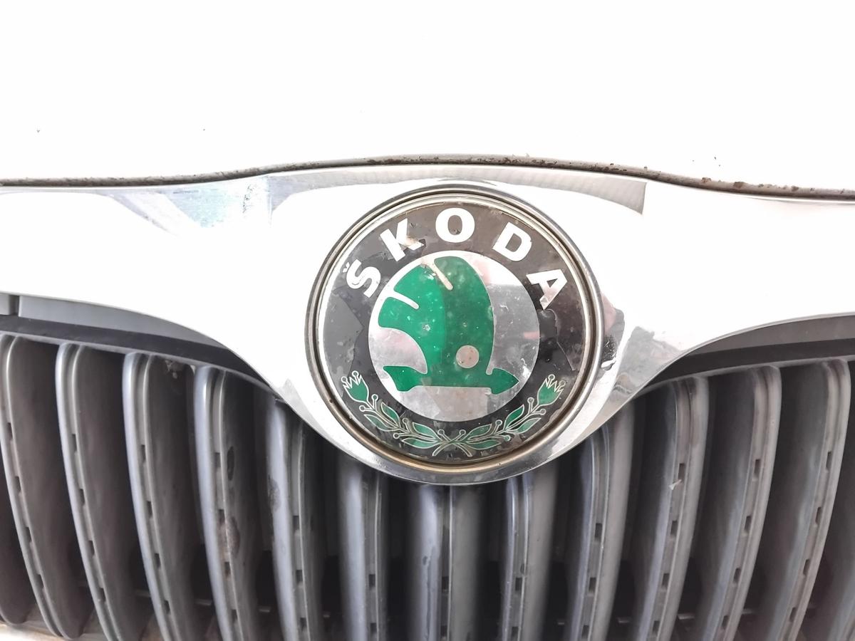 Skoda Fabia 2 5J original Motorhaube Deckel vorn LA7W reflexsilber BJ2008