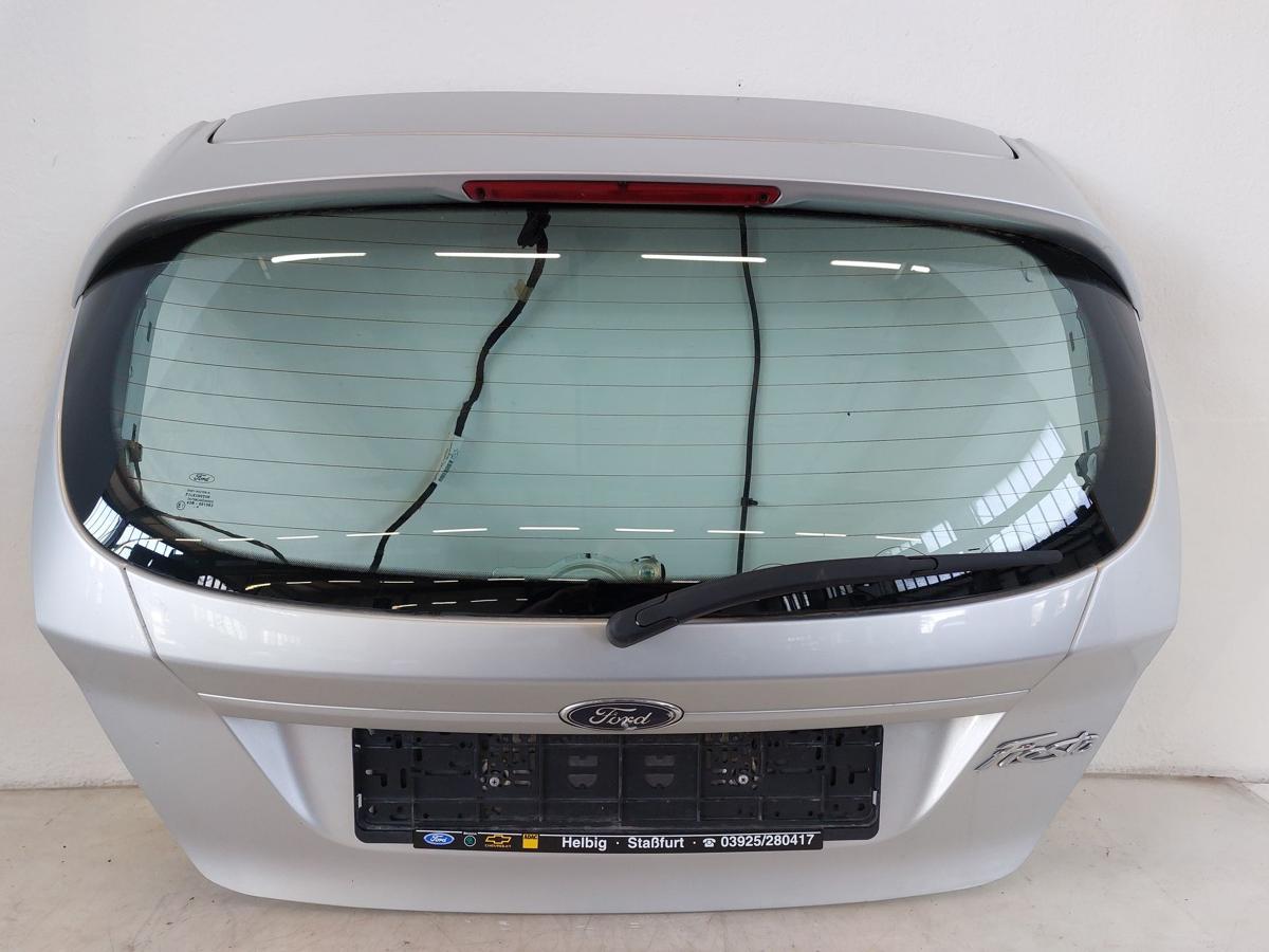Ford Fiesta JA8 Heckklappe mit Heckscheibe 3 t&uuml;rer Polar Silber Metallic