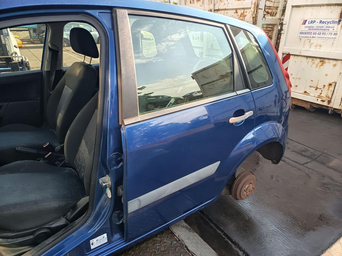 Ford Fiesta VI JH1 original T&uuml;r hinten links Fond C-Burmablau Bj 2007