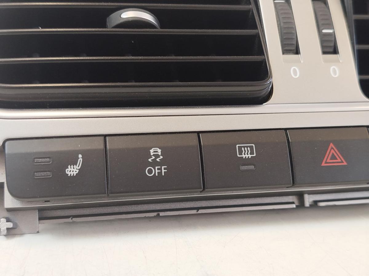 VW Polo 6R Luftd&uuml;sen mitte Luftduschen Ausstr&ouml;mer Schalterleiste Sitzheizung