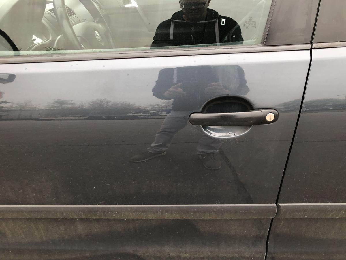 VW Polo 9N3 T&uuml;r vorn links Fahrert&uuml;r im Rohbau 5 t&uuml;rer LC7V grau auch 9N1