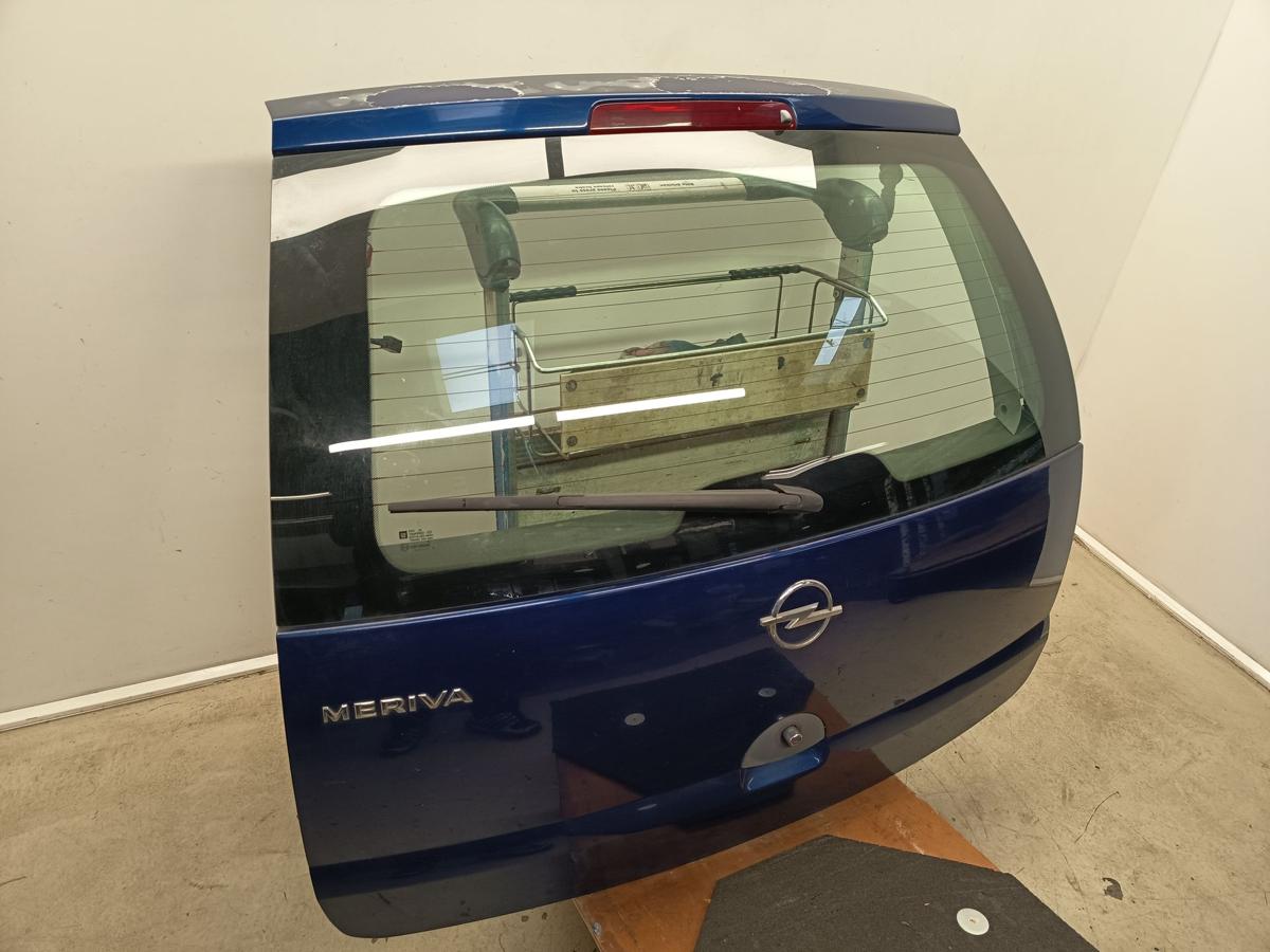 Opel Meriva A original Heckklappe mit Scheibe Z21B Ultrablau Baujahr 2004