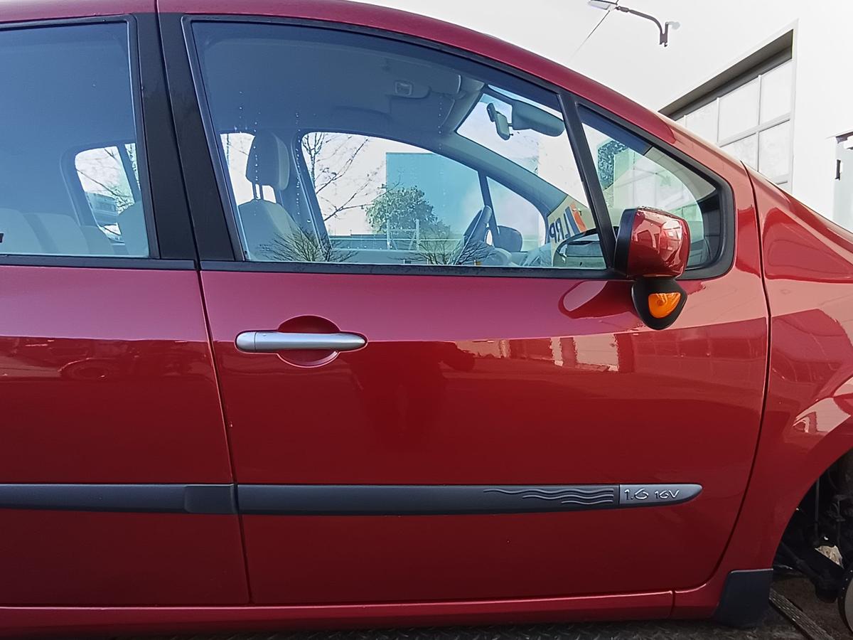 Renault Modus original T&uuml;r vorne rechts TEB76 Red of Fire Baujahr 2005
