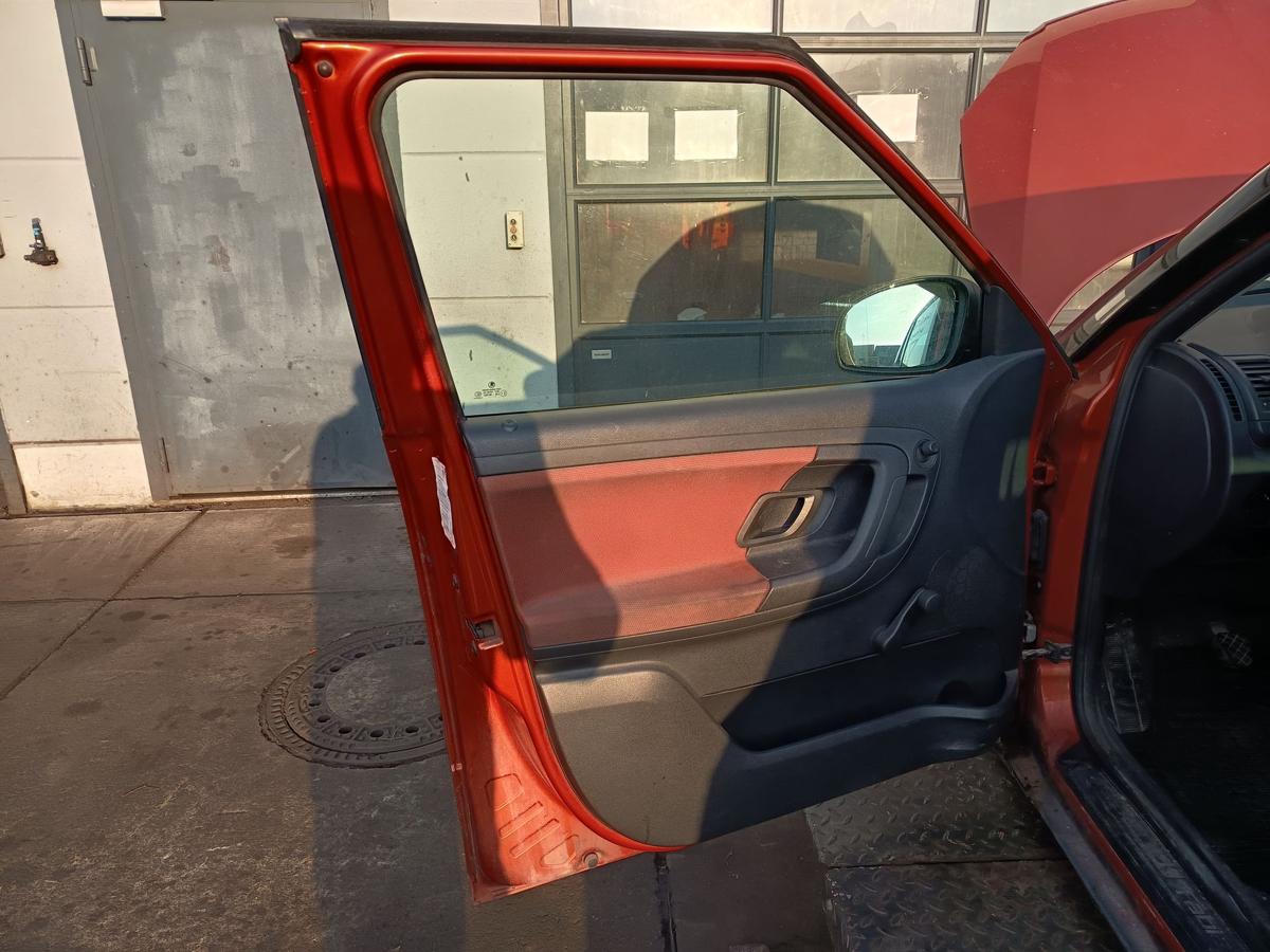 Skoda Fabia II 5J original T&uuml;r vorne links LF3H Orange Baujahr 2007