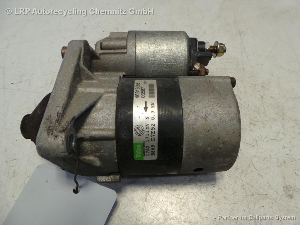 Fiat Stilo BJ 2002 Anlasser Starter 1.2 59KW 46813058 B869D7E52 Valeo