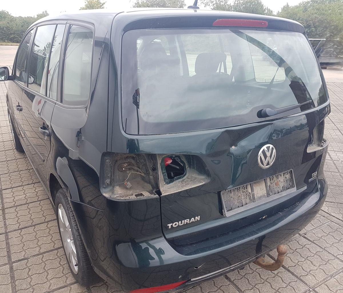 VW Touran 1T3 Heckklappe Heckdeckel in LD6W Veneziengr&uuml;n Bj2013