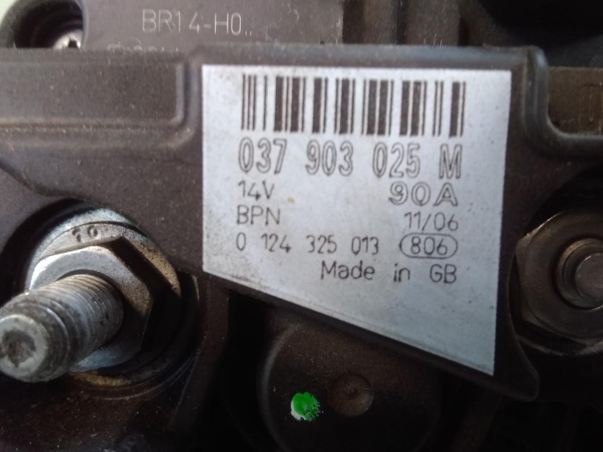 VW Polo 9N3 orig Lichtmaschine Generator 037903025M BOSCH 1.4 55kw BKY BJ2006