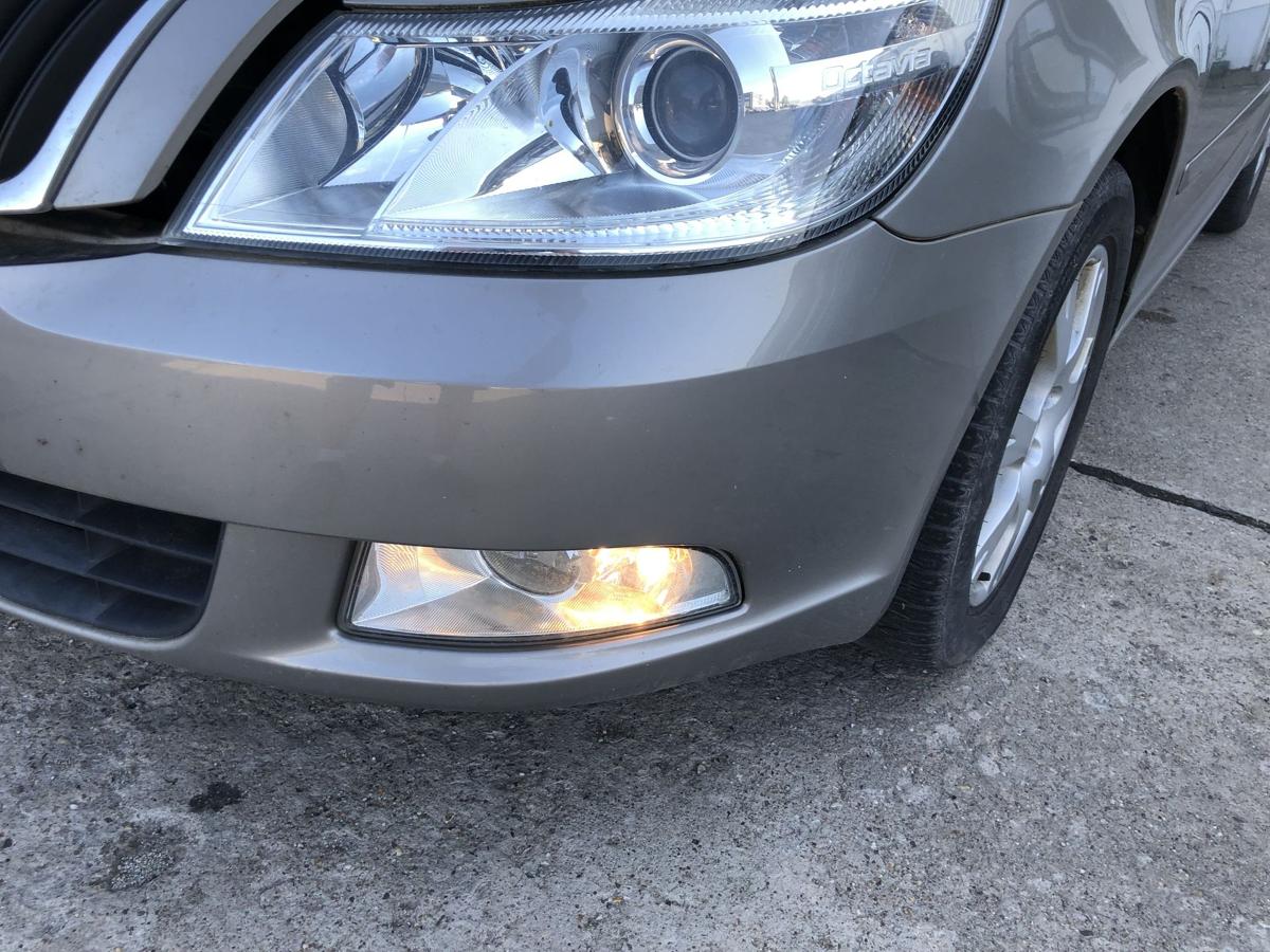 Skoda Octavia 1Z ab09 Sto&szlig;f&auml;nger vorn Frontsch&uuml;rze Nebel Tagfahrlicht LF8H