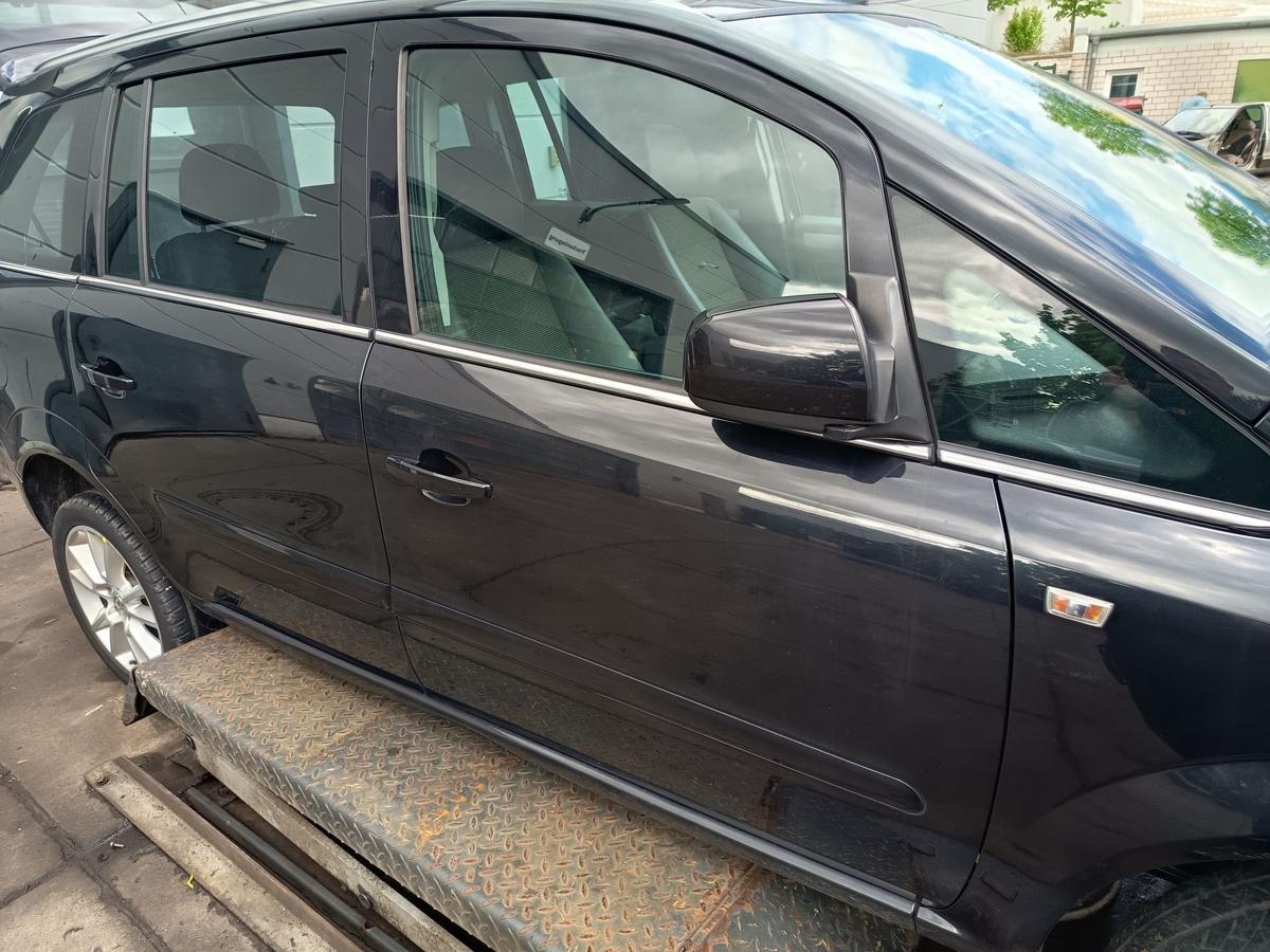 Opel Zafira B original T&uuml;r vorne rechts Z20R Saphirschwarz Baujahr 2011