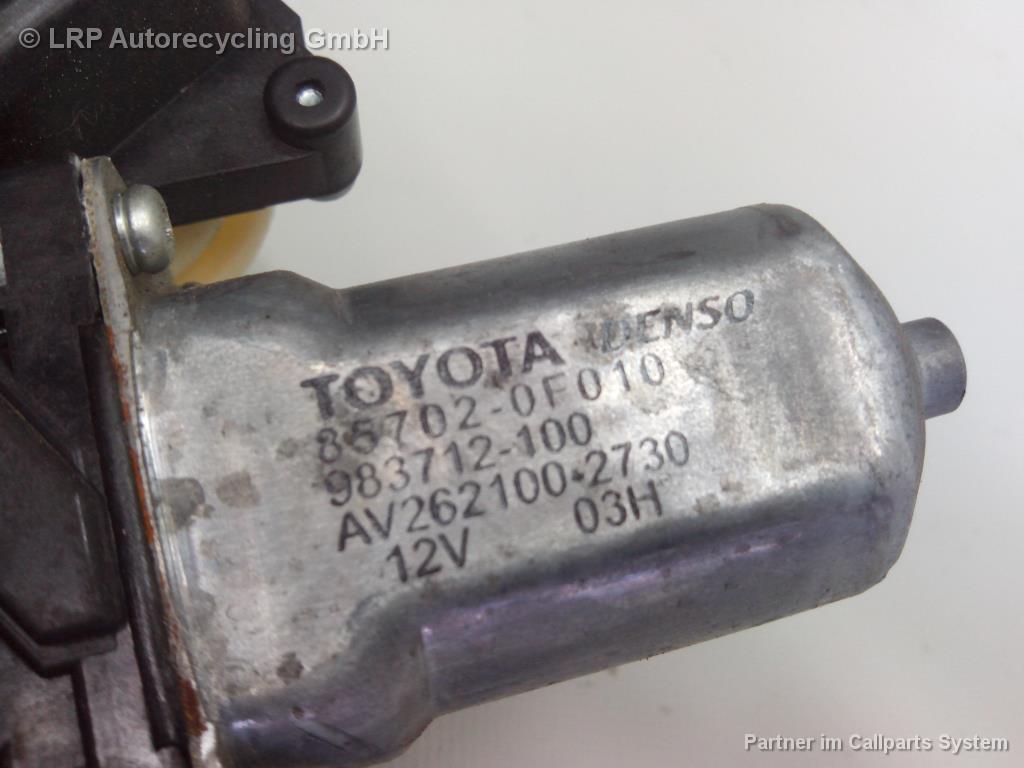 Toyota Yaris 3 türig Bj 2006 elektrischer Fensterheber mit Motor links 857020F010
