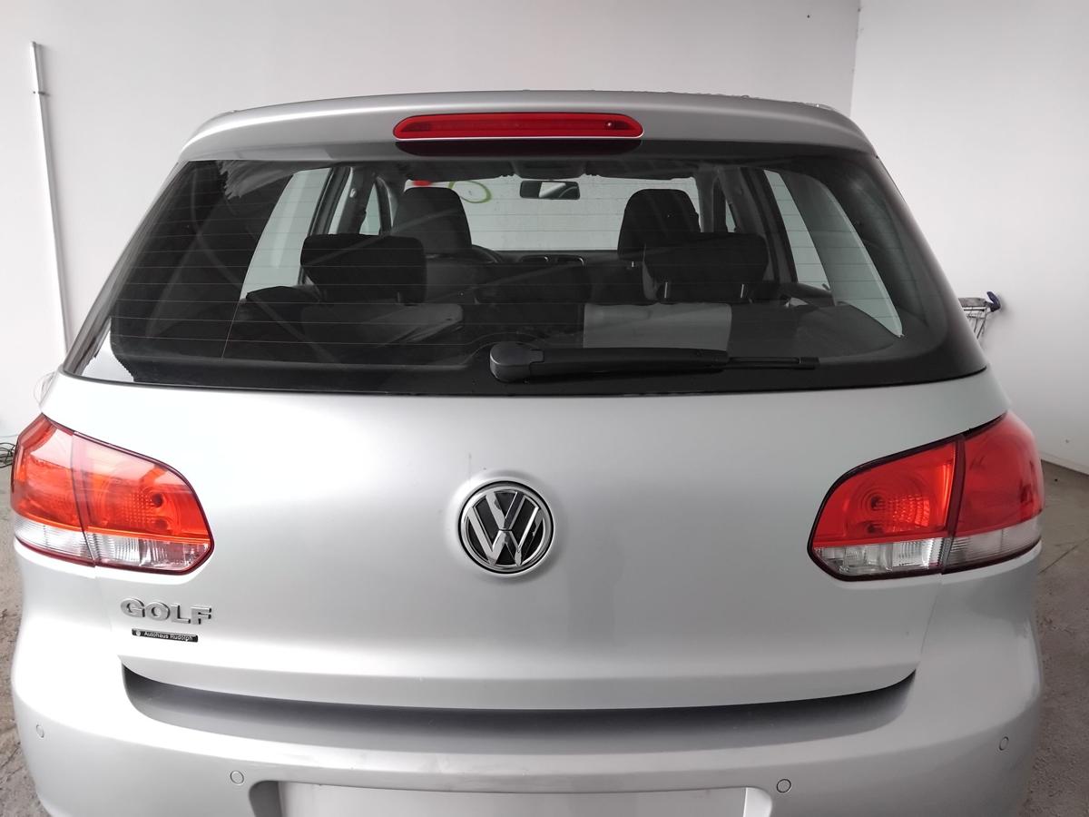 VW Golf 6 Flie&szlig;heck Heckklappe LA7W reflexsilbermetallic mit Scheibe BJ2009