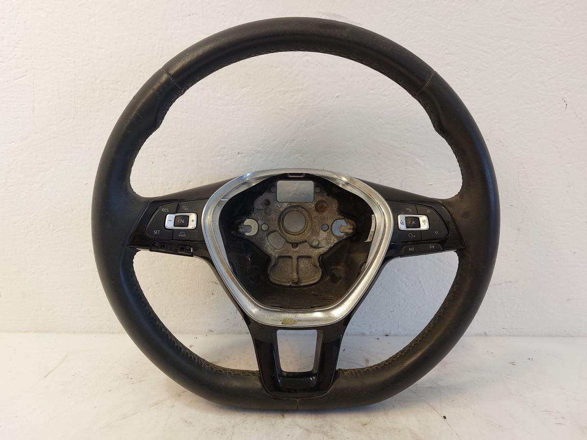 VW Golf 7 VII 5G AU Lederlenkrad Lenkrad 3 Speichen mit Multifunktion OEM
