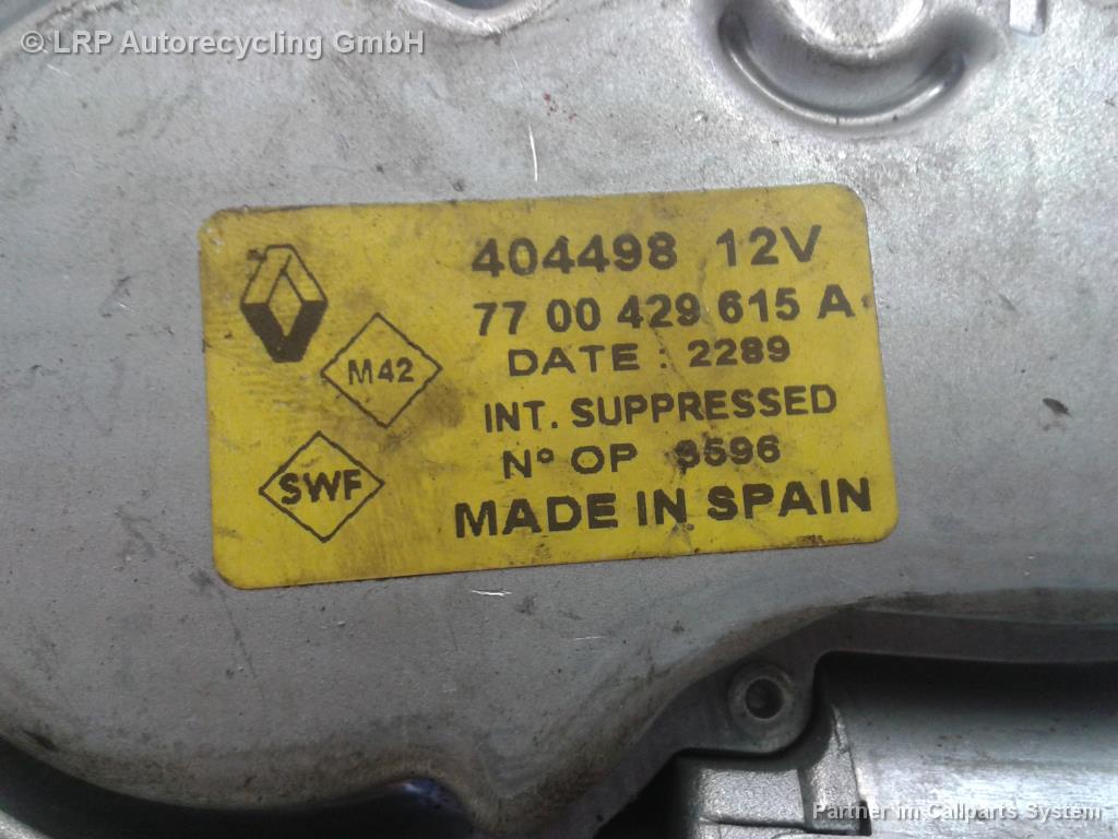 Renault Clio original Heckwischermotor 7700429615A BJ1999