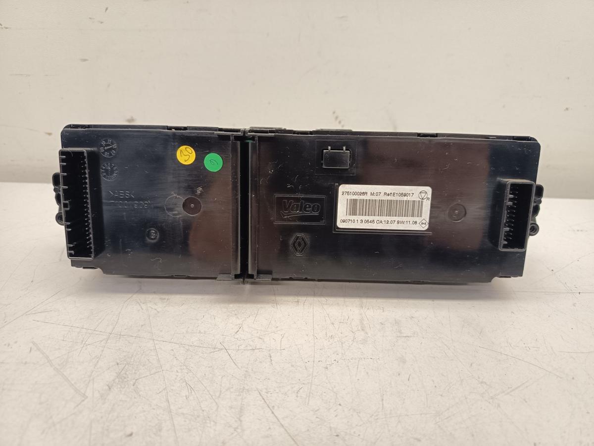 Renault Scenic III original Heizungsbet&auml;tigung Klimabedienteil 275100026R Bj 09