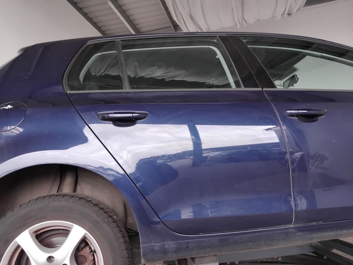 VW Golf 6 Fließheck Tür hinten rechts LD5Q Shadow Blue BJ2010
