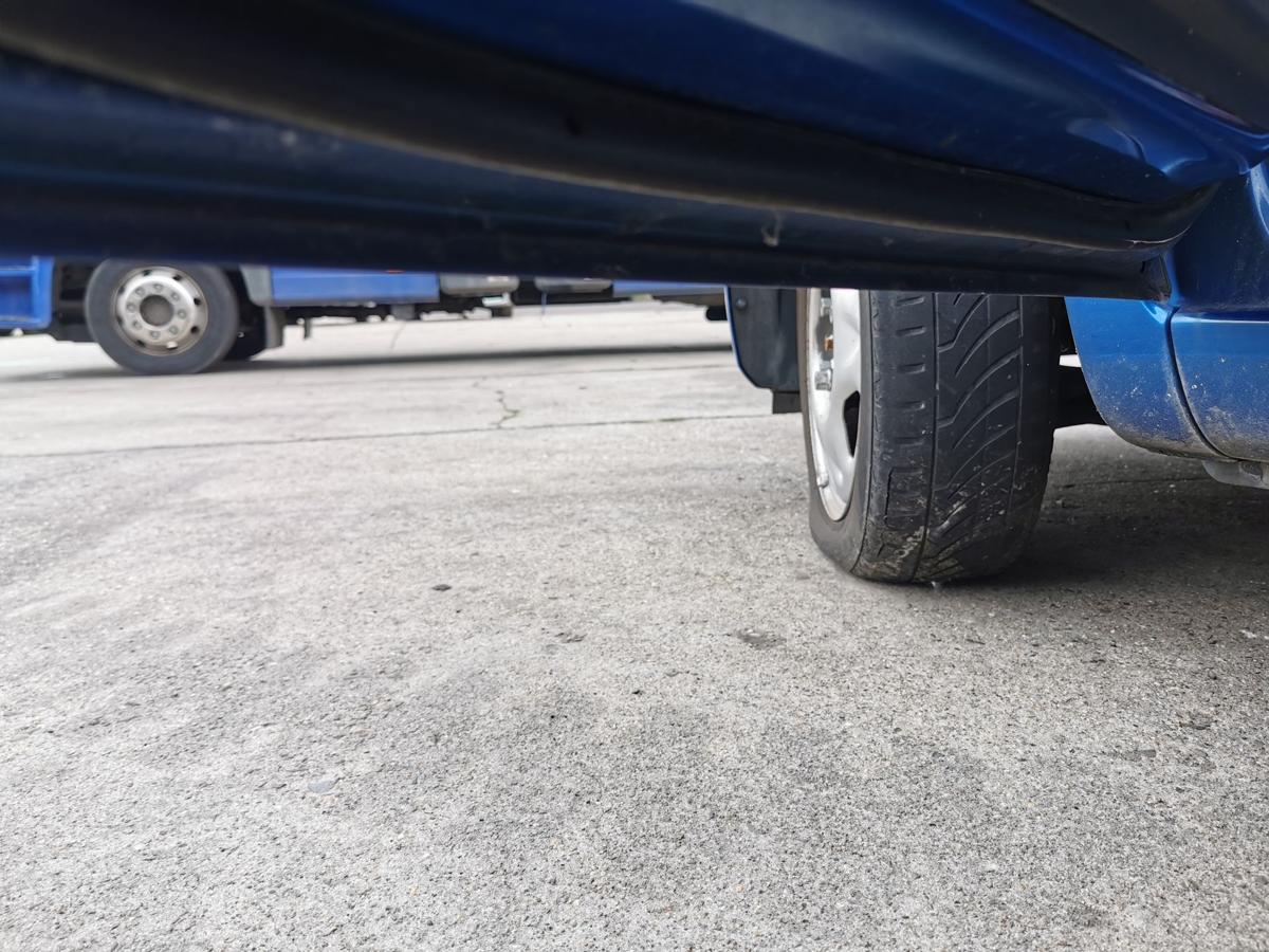 Chevrolet Spark M300 Fahrertür Tür Autotür Rohbau vorn links GCT Moroccan Blue