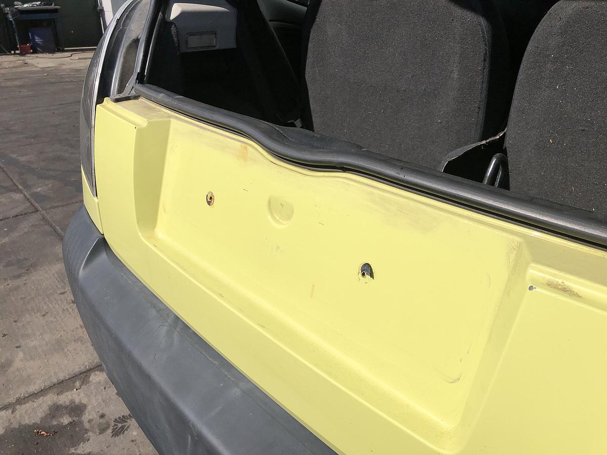 Citroen C2 original Heckklappe unten KBN RA Gelb Bj 07